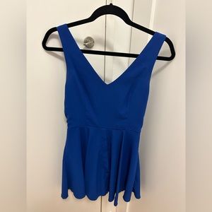 Blue romper